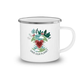 Save Our Planet Mother Earth Environment Protection Camping Mug | Mazezy