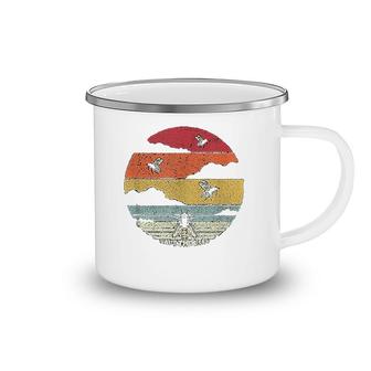 Save The Bees Retro Style Climate Change Camping Mug | Mazezy