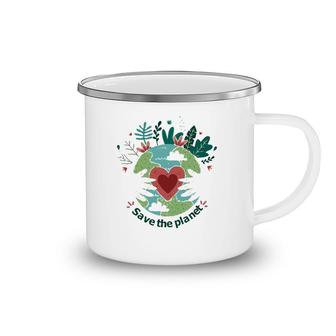 Save The Planet World Mother Earth Day Camping Mug | Mazezy