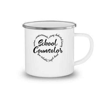 School Counselor Guidance Counselor Schools Counseling Camping Mug | Mazezy