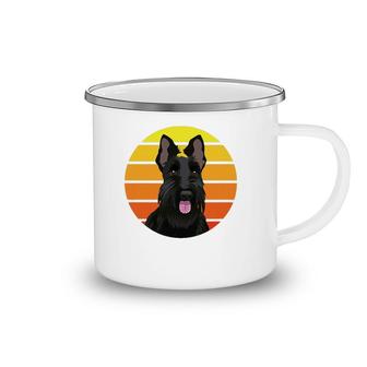 Scottish Terrier Dog Lover Gift Camping Mug | Mazezy