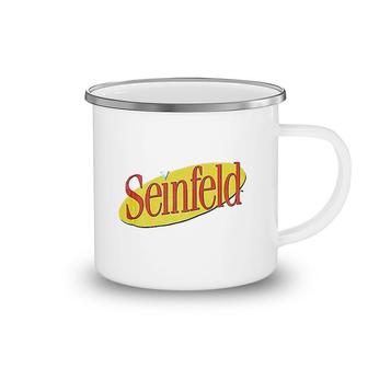 Seinfeld Logo Celedon Graphic Camping Mug | Mazezy