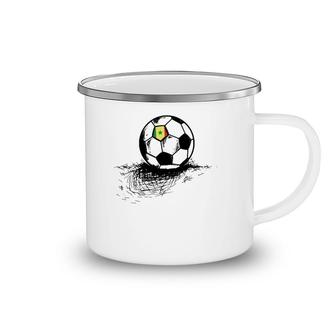 Senegal Soccer Ball Flag Jersey Senegalese Football Camping Mug | Mazezy