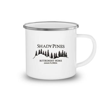 Shady Pines Graphic Retirement Home Miami Florida Casual Camping Mug | Mazezy