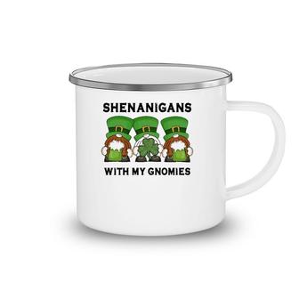 Shenanigans With My Gnomies Gift Camping Mug | Mazezy