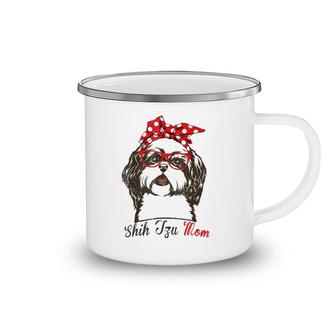Shih Tzu Mom For Dog Lovers-Mothers Day Camping Mug | Mazezy