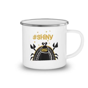 Shiny Crab Graphic Camping Mug | Mazezy