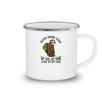 Sloth Hiking Team Camping Mug | Mazezy