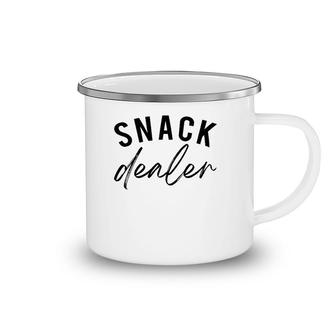 Snack Dealer Mom Life Saying Funny Mom Camping Mug | Mazezy
