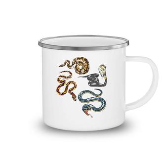 Snakes Reptile Science Biology Snake Lover Camping Mug | Mazezy