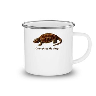 Snapping Turtle Snap Reptile Herp Nature Lover Camping Mug | Mazezy