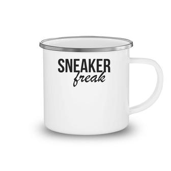 Sneaker Freak Hip Hop Streetwear Tee Camping Mug | Mazezy