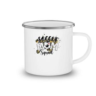 Soccer Mom Squad Mother's Day Leopard Camping Mug | Mazezy