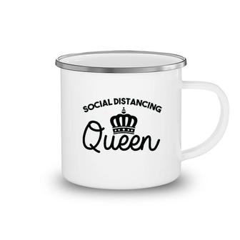Social Distacing Queen Camping Mug | Mazezy