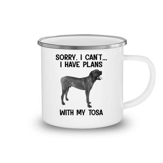 Sorry I Cant I Have Plans With My Tosa Camping Mug | Mazezy