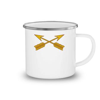 Special Forces - Green Beret Crossed Arrows - Classic Camping Mug | Mazezy