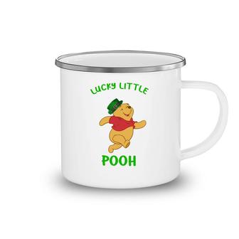 St Patricks Day Leprechaun Hat Lucky Little Pooh Animal Lovers Shamrock Gift Camping Mug | Mazezy