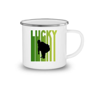 St Patricks Day Lucky Sumo Funny Sport Lovers Gift Camping Mug | Mazezy
