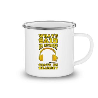 Stage Manager Headset Pun Theater Musical Gift Camping Mug | Mazezy