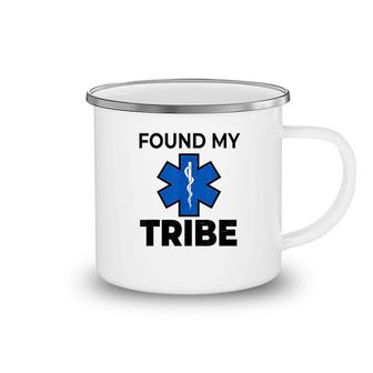 Star Of Life Found My Tribe Camping Mug | Mazezy