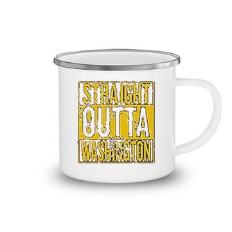 Straight Outta Hometown Pride Camping Mug | Mazezy