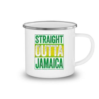Straight Outta Jamaica Camping Mug | Mazezy