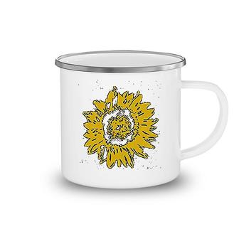 Summer Sunflower Graphic Camping Mug | Mazezy