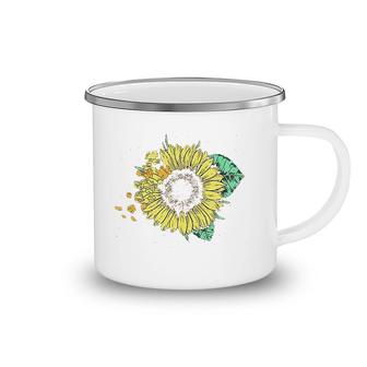 Sunflower Graphic Inspirational Camping Mug | Mazezy