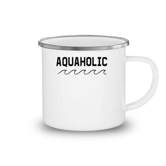 Swimmer Boating Aquaholic Swimming Water Sports Lover Gift Tank Top Camping Mug | Mazezy
