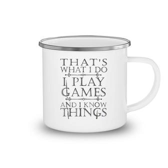 That Is What I Do Game Camping Mug | Mazezy
