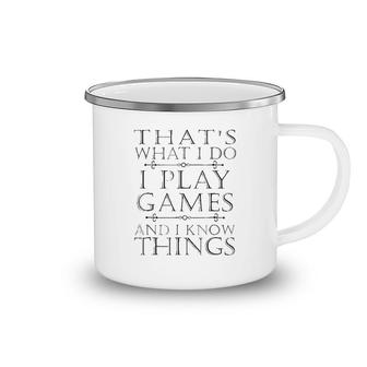 Thats What I Do Game Camping Mug | Mazezy