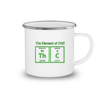 The Element Of Chill Funny Science Camping Mug | Mazezy