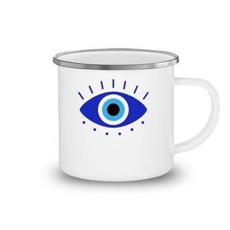 The Evil Eye Of Protection Camping Mug | Mazezy