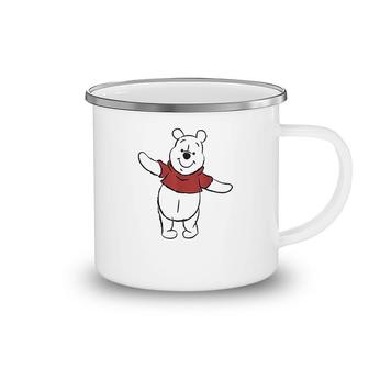 The Pooh Simple Outline Sketch Camping Mug | Mazezy