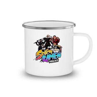 The Spicy Ramen Podcast Lovers Gift Camping Mug | Mazezy