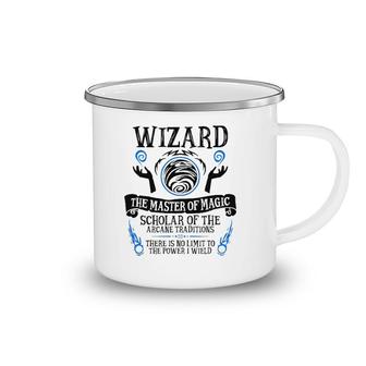 The Wizard Fantasy Rpg Tabletop Rpg Ttrpg D20 Ver2 Camping Mug | Mazezy