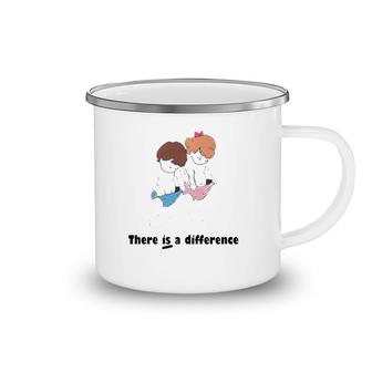 There Is Difference Funny Gift Camping Mug | Mazezy