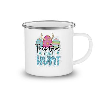 This Girl Can Hunt Easter Day Happy Easter Day Camping Mug - Seseable