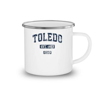 Toledo Ohio Oh Vintage Design Camping Mug | Mazezy