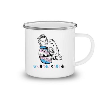 Trans Transgender Human Rights Unbreakable Cool Lgbt Gift Camping Mug | Mazezy