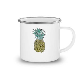 Tropical Pineapple Camping Mug | Mazezy