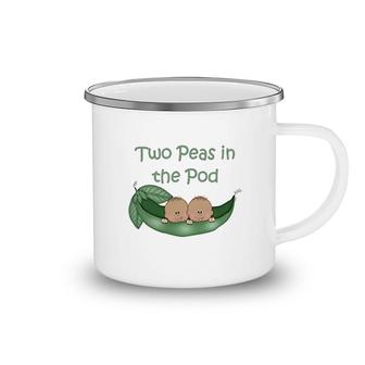 Two Peas In The Pod Camping Mug | Mazezy
