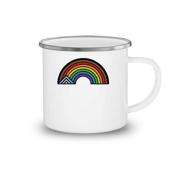 Ultimate Progressive Pride Rainbow Camping Mug | Mazezy