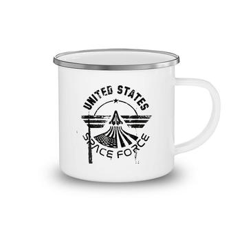 United States Space Force Logo Camping Mug | Mazezy