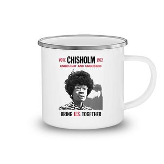 Usa 1972 Campaign Poster Unbought Unbossed Shirley Chisholm Tank Top Camping Mug | Mazezy