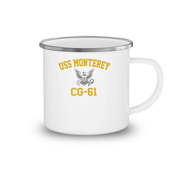 Uss Monterey Cg 61 Camping Mug | Mazezy