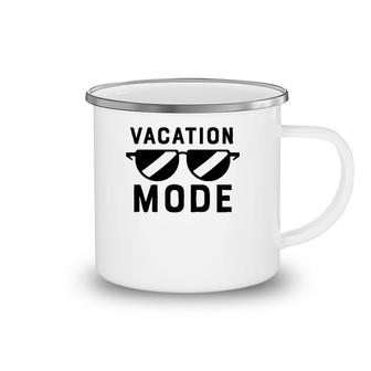 Vacation Mode Funny Tee For Men Boys Sunglasses Vacay Camping Mug | Mazezy