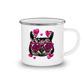 Valentine's Day Owl Funny Owl Lover Gifts Camping Mug | Mazezy