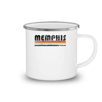 Vintage 1980'S Style Memphis Tennessee Camping Mug | Mazezy