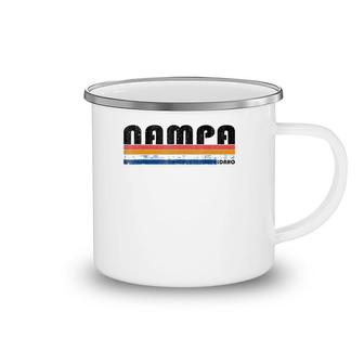 Vintage 1980S Style Nampa Id Gift Camping Mug | Mazezy